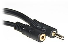 5M 3.5mm Jack to Socket Cable